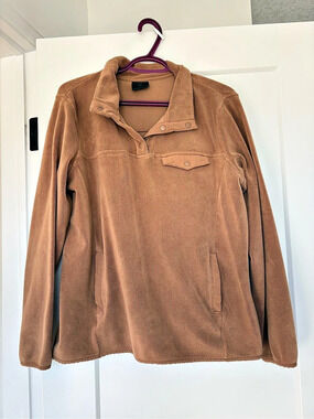 Brown Fleece Pullover